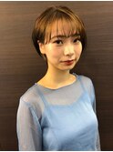 前髪/こなれミディ/ウェーブパーマ/アンブレラカラー/銀座