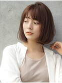 前髪あり大人内巻きボブ20代30代40代【AIN.表参道】川原大地