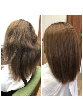 ヘアーグラン(Hair Gran.) 縮毛矯正施術例