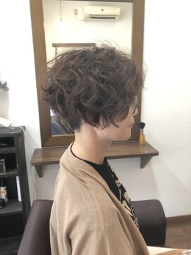 パーマショートスタイル L ヘアーズ ロフティー Hair S Lofty のヘアカタログ ホットペッパービューティー