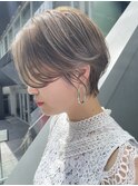 「NUDE」#10代20代30代40代大人ショートボブ前髪なしショート