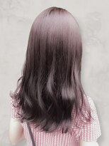 フロー(flow) 大人可愛い☆ピンクベージュハイライト髪質改善トリートメント