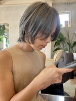 マハナ(Mahana by hair)&nbsp;20代30代40代ウルフショート前上がりショートボブ大人ショート