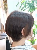 インナーカラーのショートヘア