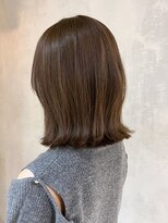 アイティーバイアルバム 北千住店(IT by ALBUM)&nbsp;オリーブグレージュくびれボブ_大人ガーリー_ba444561