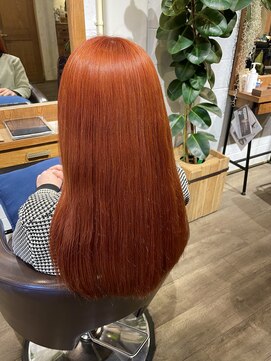 ヘアードレスビュー(hair dress V.I.E.W) アプリコットオレンジ