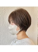 ショートボブ/ベージュカラー/大人美人/20代/30代/40代