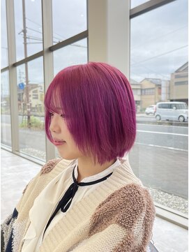 トップスタイル シズオカ(TopStyle SHIZUOKA) ケアブリーチ×ピンクパープル