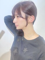 ブランロール 中目黒店(Blanl'or) 大人ガーリー/ダークアッシュ/似合わせカット/レイヤーカット