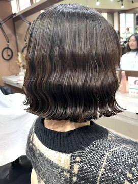 アミー 銀座(Ammy) #波巻きパーマ #ボブパーマ #パーマ #コテ巻き風パーマ