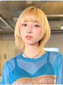 ボブディオリーブベージュ髪質改善縮毛矯正フェイスレイヤー