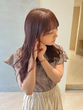 スニュウ(snuw) 【snuw_ayano】ピンクラベンダー/ワインレッド/韓国風巻き