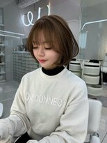 ガガ 心斎橋(GAGA)&nbsp;韓国/ハイトーンカラー/ワンホンヘア/レイヤーカット/髪質改善