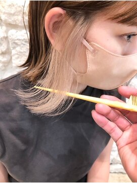 ルア モアナ バイ ヘッドライト 小田原2号店(Lua Moana by HEADLIGHT) 【Moana Lua】#イヤリングカラー#インナーカラー#ブリーチ