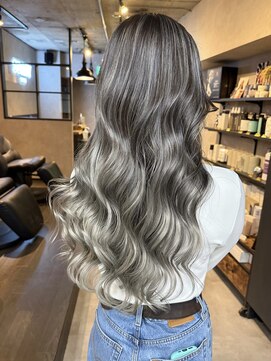 サニー 渋谷(SUNNY) バレイヤージュ、ハイライト、レイヤーカット、グレージュ