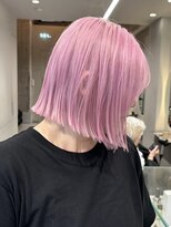 ソル ジングウマエ(SOL JINGUMAE) タッセルボブペールピンクベージュチェリーピンクカラーレイヤー