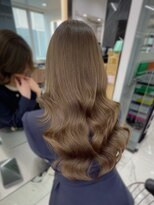 ラピス 渋谷本店(Lapis)&nbsp;オリーブベージュ/レイヤーカット/髪質改善/エクステ/バイカルテ