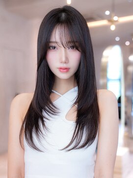 ハバナ 渋谷(HAVANA) 20代30代大人かわいい/レイヤーカット/前髪/シルキーグレージュ