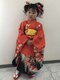 サキ美容室(SAKI)の写真/【倉敷/連島】七五三着付け＋ヘアセット＋メイク¥8900～☆特別な日はプロの技にお任せ！