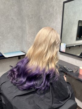 グラム 宜野湾店(gram) ブロンド×パープル