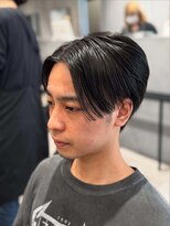 エアー(AIR)&nbsp;センターパート×ツーブロマッシュショート[蒲田AIR牧]