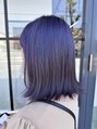 りら(Lilas) Wカラーで甘酸っぱいブルーベリーカラー◎色落ち後はグレーに。
