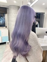 ルーブ トウキョウ(Loob. TOKYO) 池袋ブリーチハイトーンカラーブロンドデザインカラーシルバー