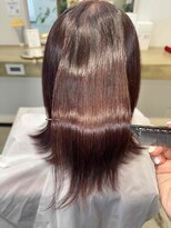 ラフ 日立(raf.)&nbsp;柔らかい透明感たっぷりのレッドブラウン