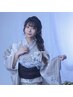 浴衣着付け(持ち込みのみ)＋ヘアセット　￥4500～ /北新地 梅田 ヘアセット