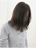 【mayu】ミディアムヘア/ブラウンカラー/縮毛矯正/四条/河原町