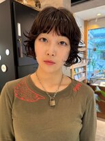 シティ 薬院(SITY.)&nbsp;薬院　ボブ　顔まわりレイヤーカット　ブリーチなしカラー