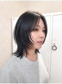 ナチュラルウルフレイヤー/顔まわりレイヤー/レイヤーカット