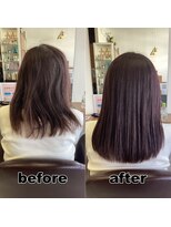 モンド ヘアクリエーション 西田店(monde hair creation)&nbsp;【monde】before × after × 髪質改善