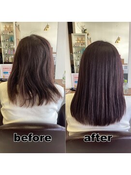 モンド ヘアクリエーション 西田店(monde hair creation) 【monde】before × after × 髪質改善