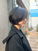 サン 白金台(SUN)&nbsp;毛流れレイヤーのフレンチショートボブ白金目黒20代30代40代