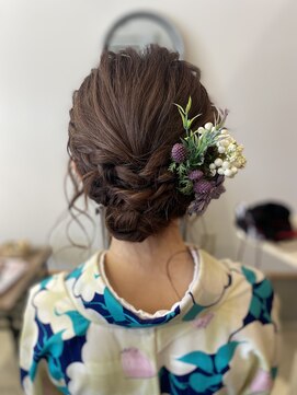 そうろと 卒業式　ヘアセット