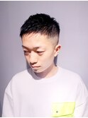 メンズベリーショートフェード刈上げクロップヘアー_47
