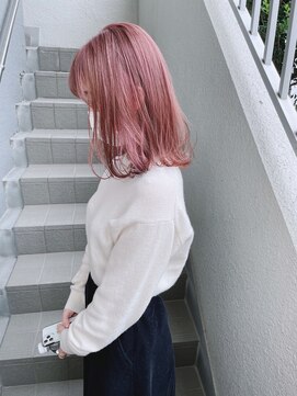 ローレンジウ(LOREN JU) 透明感髪質改善ベージュダブルカラーミルクティーグレージュ