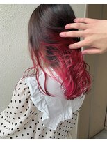 シェリア(Shelia) ビビッドピンク×インナーグラデーション