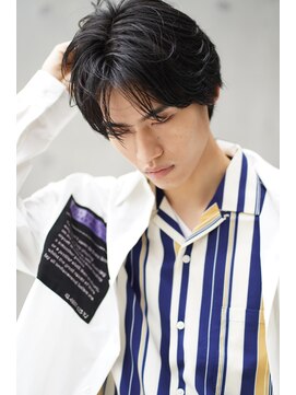 ロミーオム 本厚木(ROMMY. Homme) 前下がりマッシュショートナチュラル/ROMMY.Homme