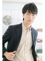 ミック ヘアアンドビューティー 大山店(miq  Hair&Beauty)&nbsp;爽やかブルーグレージュ斜めバングウルフマッシュa1