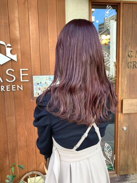 ケースプラスグリーン(CASE+GREEN) ◎カシスピンクのロングスタイル