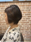 襟足すっきりショートボブ