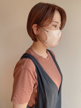 ツイギー 宮西店(TWiGGY) ミニボブとショートボブの中間くらいのスタイル