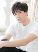 mod's姪浜/くせ毛風短髪パーマ暗髪ウルフマッシュルームヘアf
