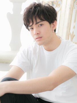 モッズ ヘア 福岡姪浜店(mod's hair) mod's姪浜/くせ毛風短髪パーマ暗髪ウルフマッシュルームヘアf