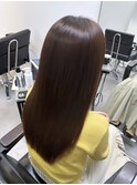 shinkaストレート(髪質改善縮毛)+艶出しトリートメント