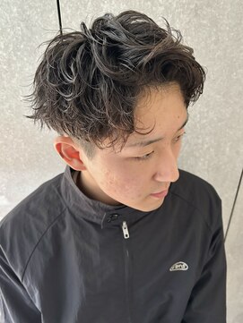 ニアウ 太田店(Niau) メンズパーマ波巻きスパイラルパーマツイストスパイラルパーマ