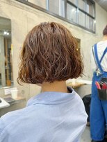 ナループロアオハナ(Nalu pu loa ohana)&nbsp;ボブパーマ/パーマ/ゆるめパーマ/オレンジベージュ