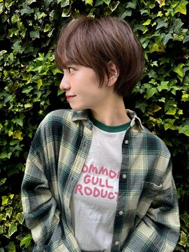 アンバー 池袋(amber) 乾かしてまとまるショート[ショート/前髪カット][池袋駅]